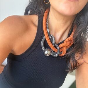 Stunning handmade brazilian statement necklace